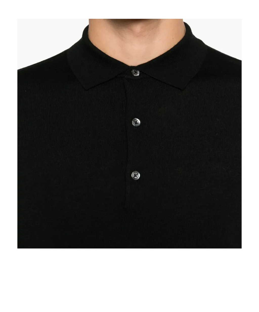 Long-Sleeved Polo Shirt