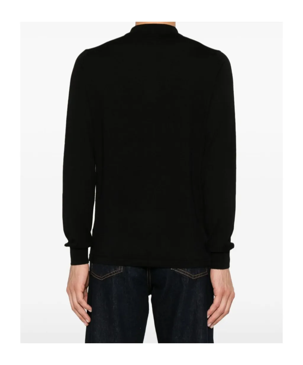 Long-Sleeved Polo Shirt