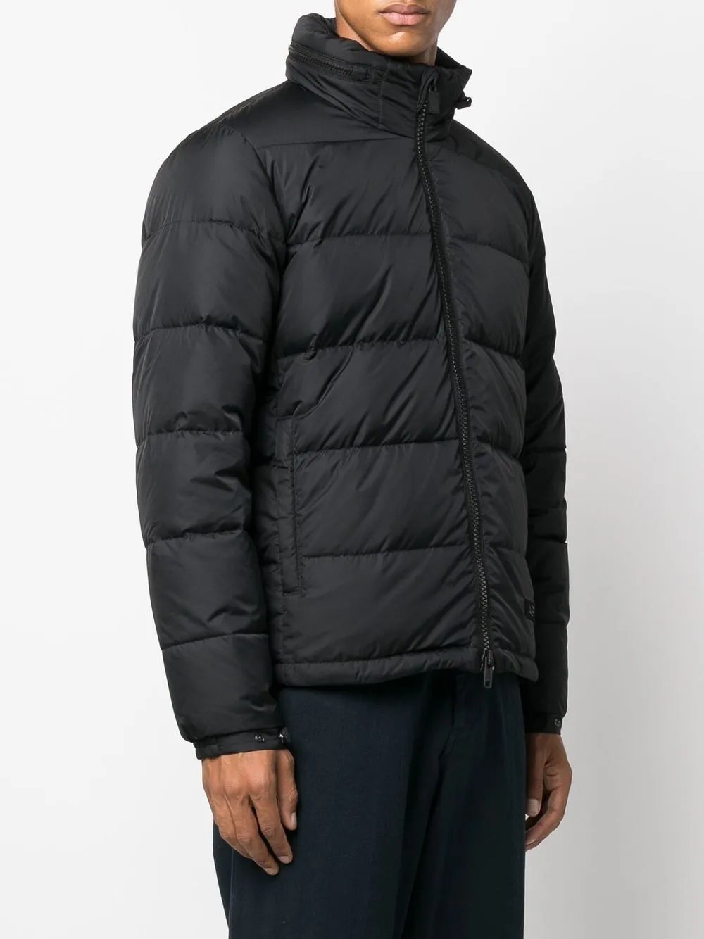 Logo Patch Padded Jacket