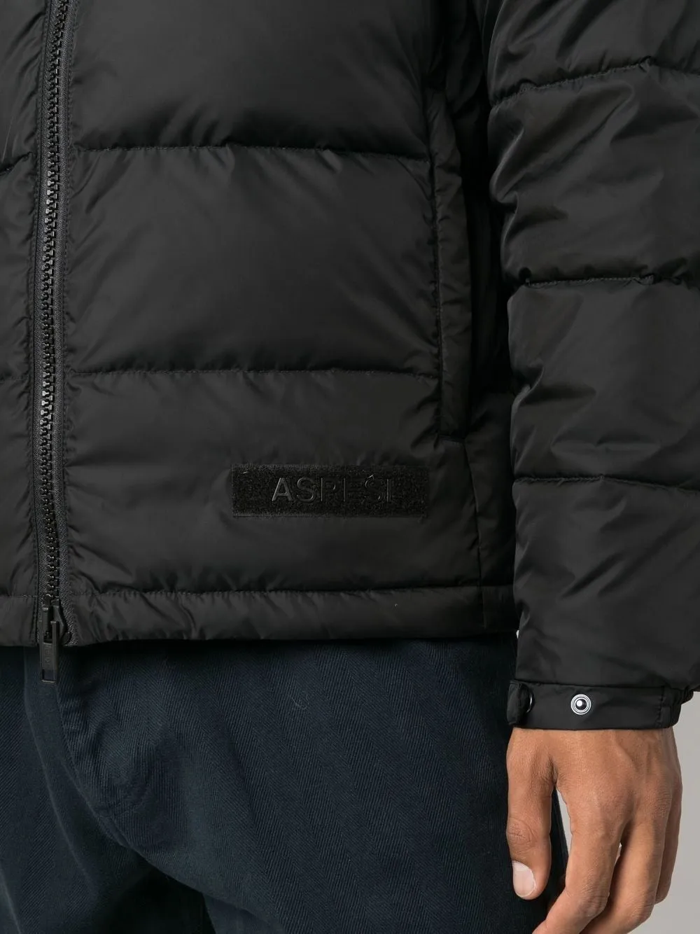 Logo Patch Padded Jacket