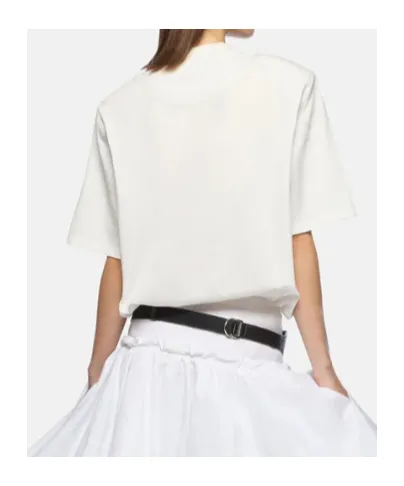 Logo Embroidered Oversized T-Shirt