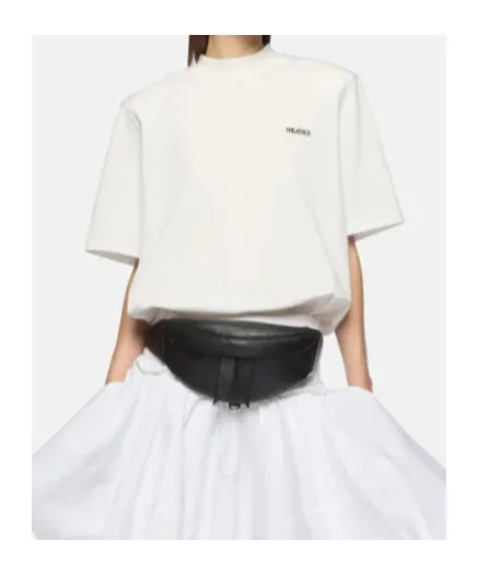 Logo Embroidered Oversized T-Shirt
