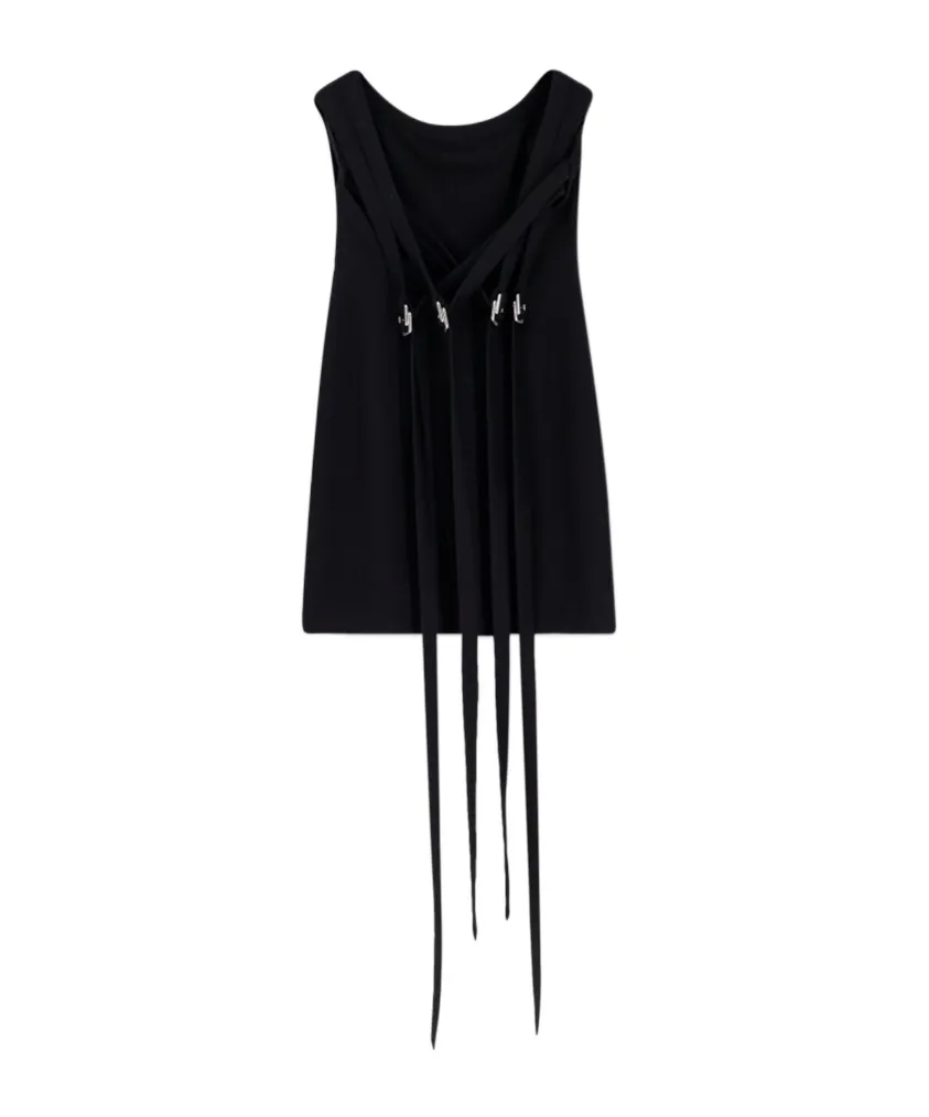 Viscose Blend Mini Dress