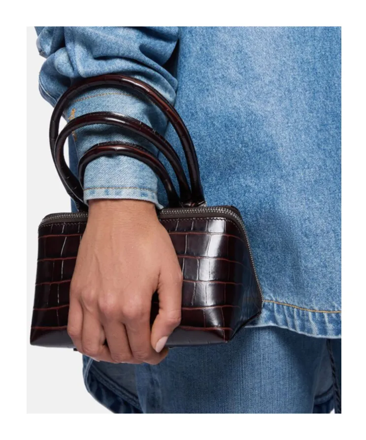 Friday Embossed Mini Handbag