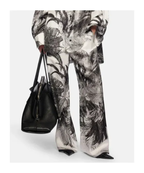 Pattern-Printed Trousers