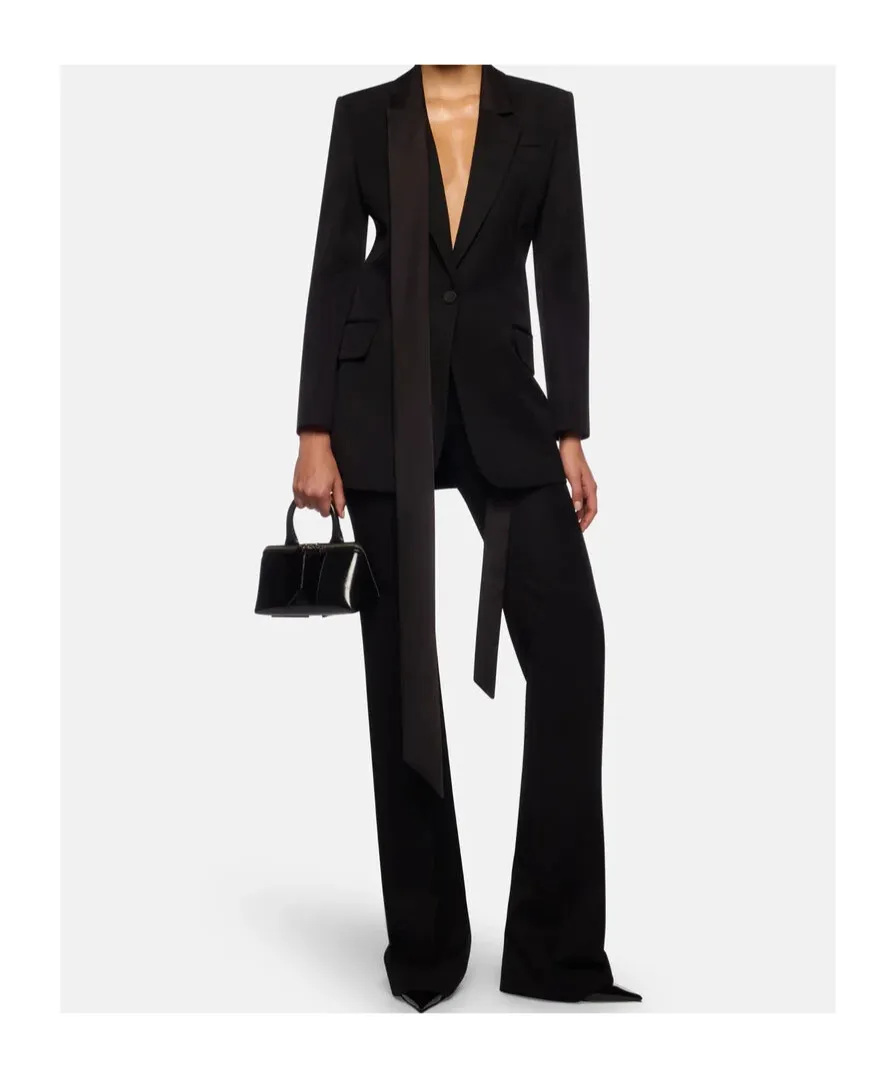 Strap-Detailed Trousers