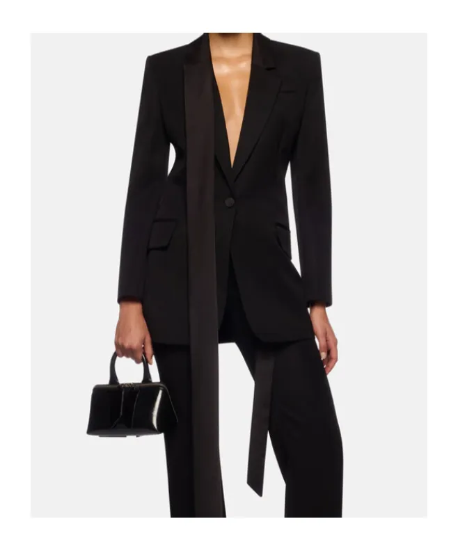 Single-Breasted Tailored Blazer