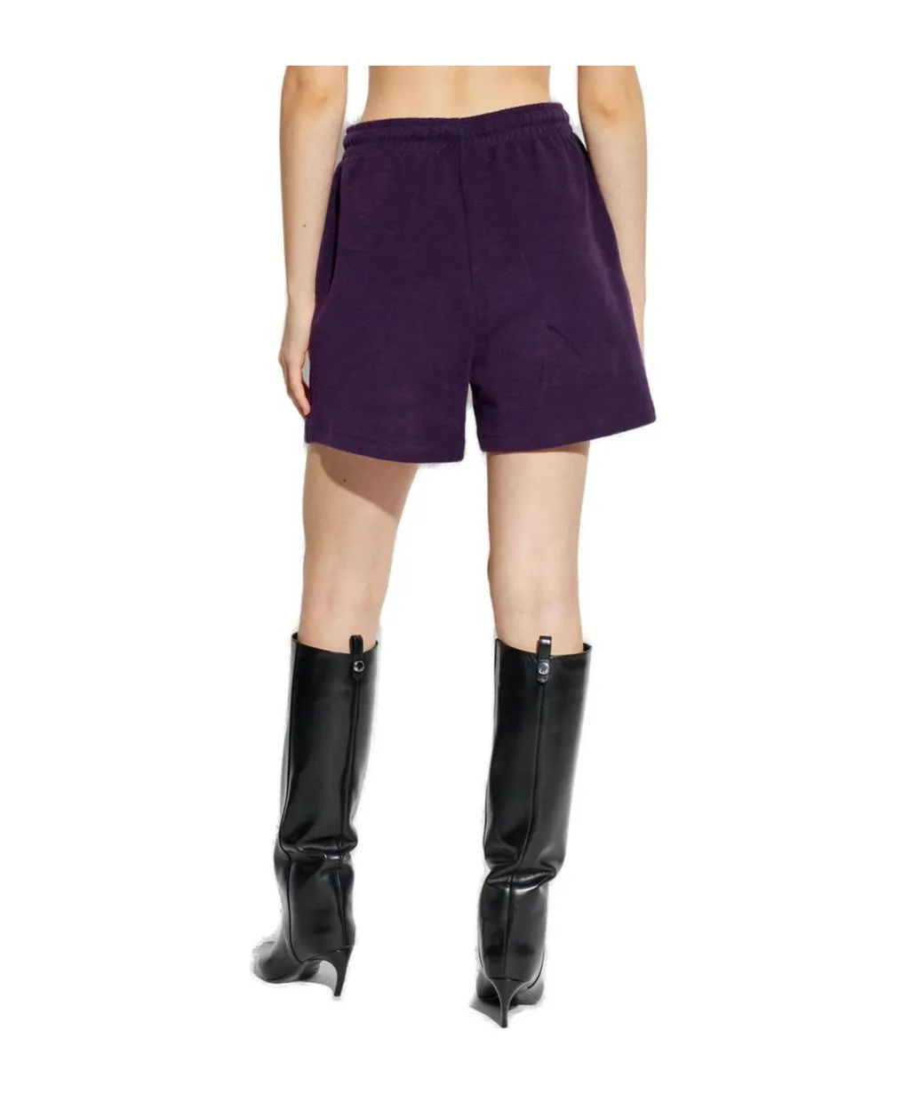 Logo Patch Drawstring Shorts
