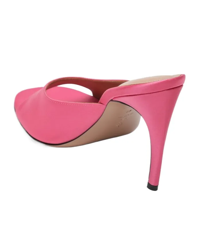 Round-Toe High-Heeled Sandals