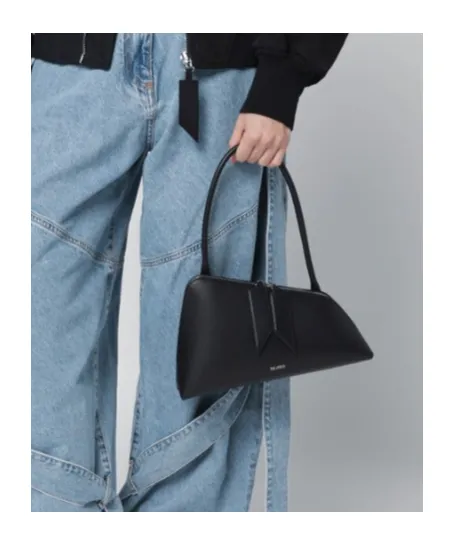 Double Zipper Shoulder Bag