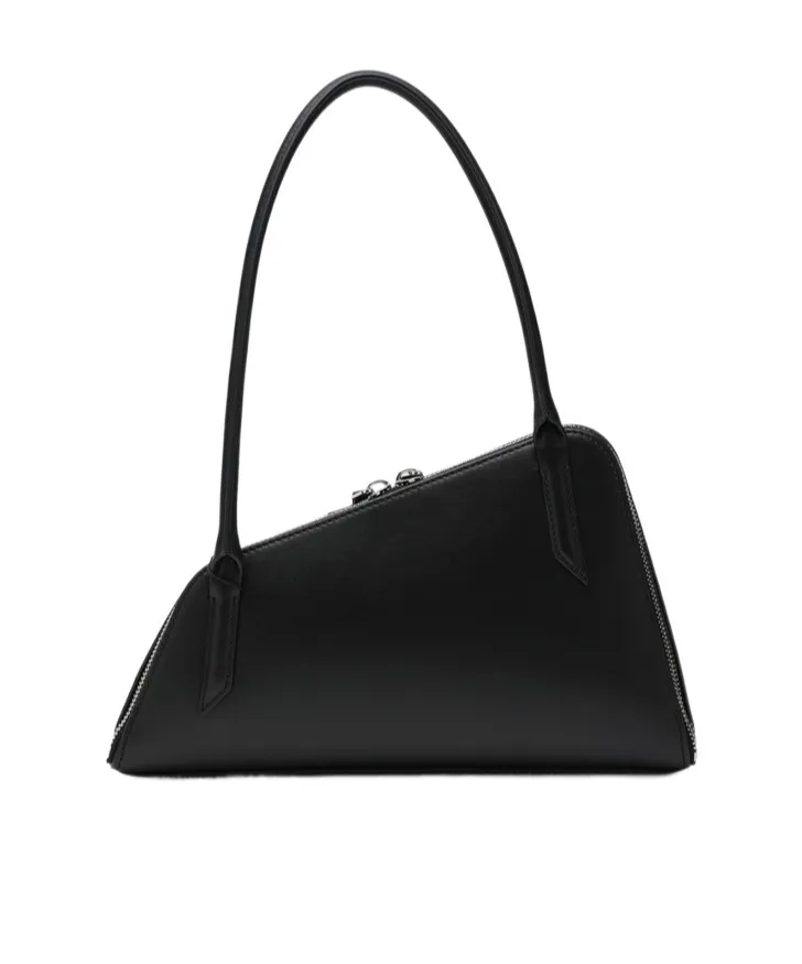 Double Zipper Shoulder Bag