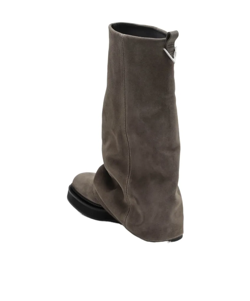 Robin Suede Combat Boots