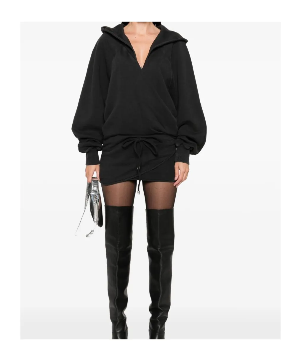 Drawstring Mini Dress