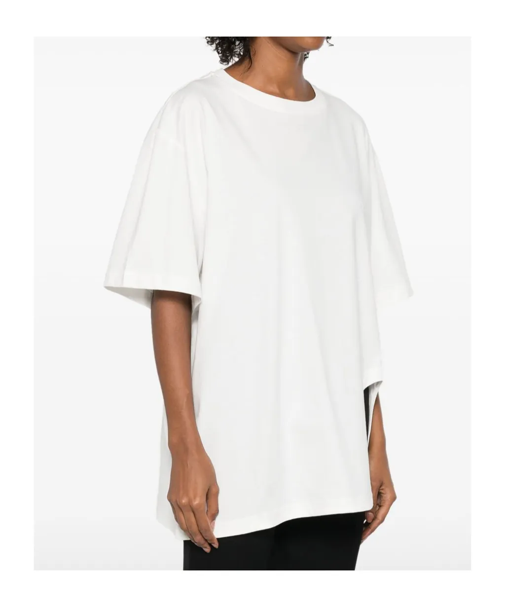 Logo Embroidered Oversized Jersey T-Shirt