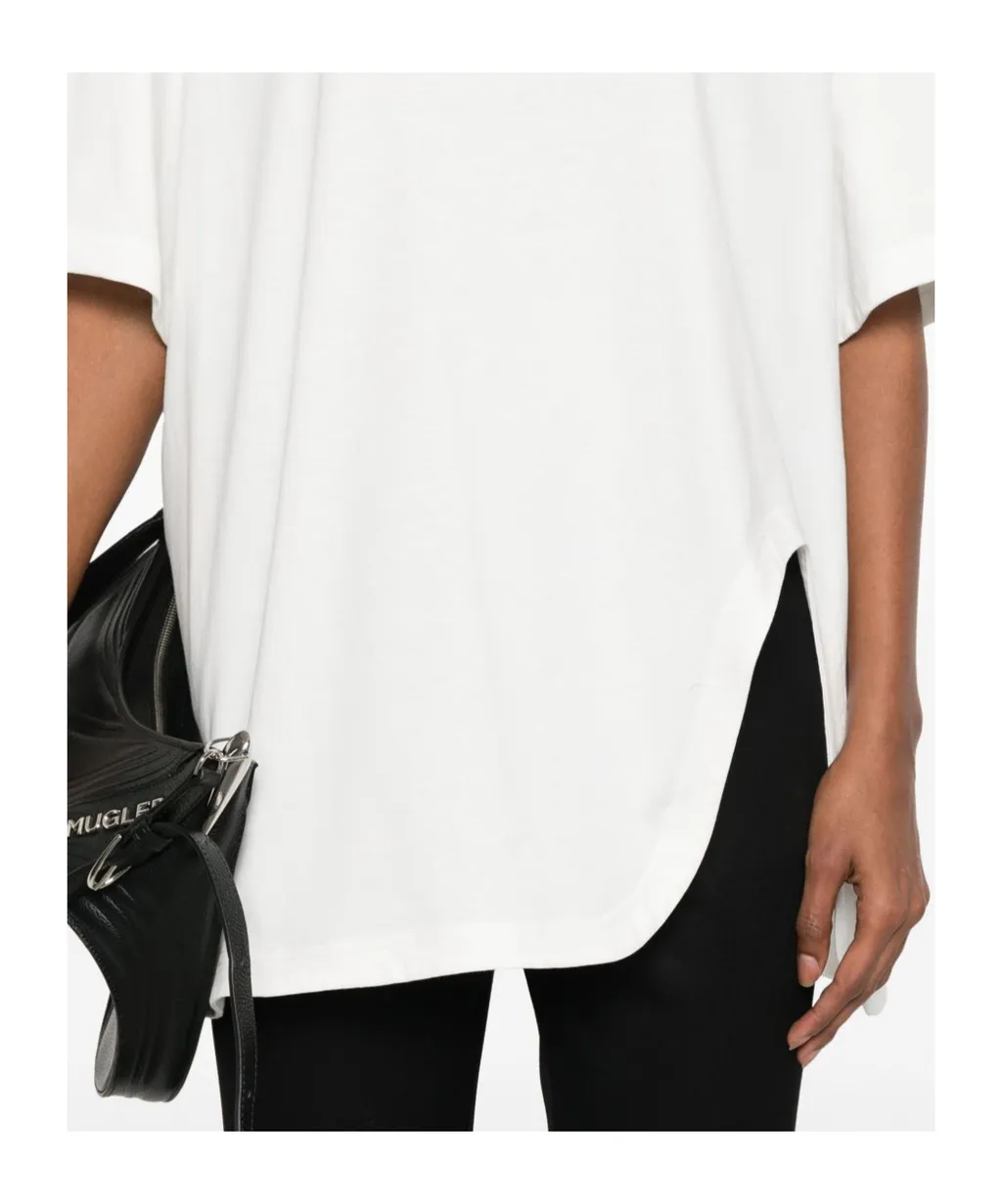 Logo Embroidered Oversized Jersey T-Shirt