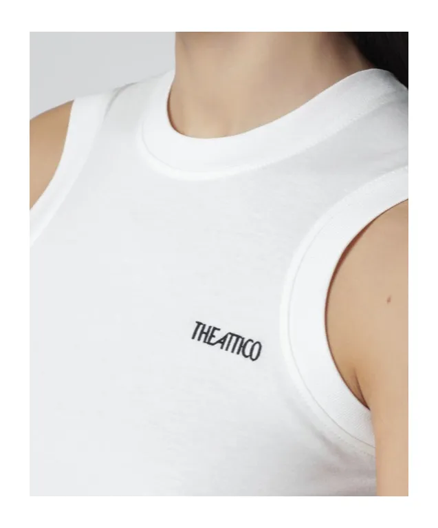 Tank Top With Shaped Hem