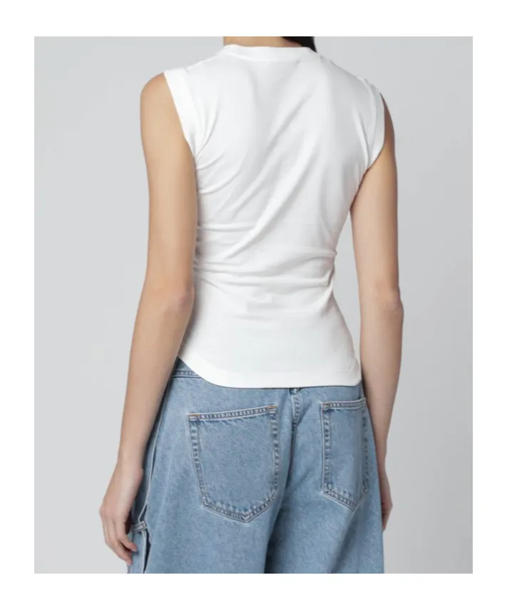 Tank Top With Shaped Hem