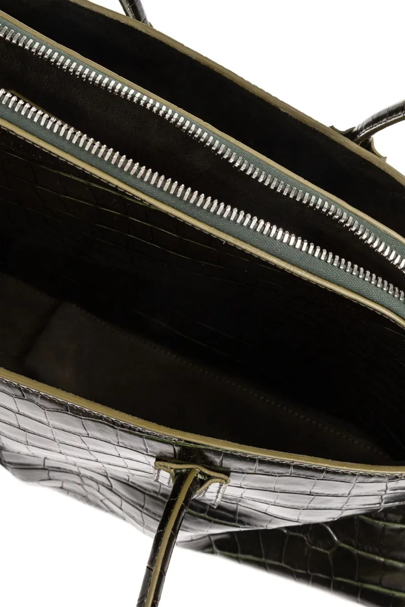 La Passeggiata Embossed Medium Bag