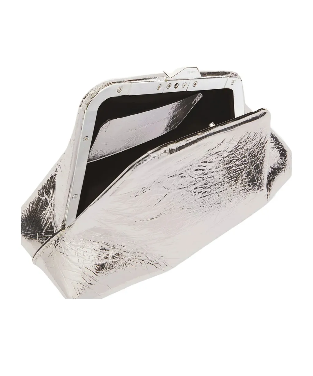 Silver Clutch Day Off Small