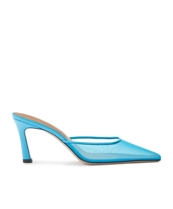 Mesh Pointed Toe Sandals