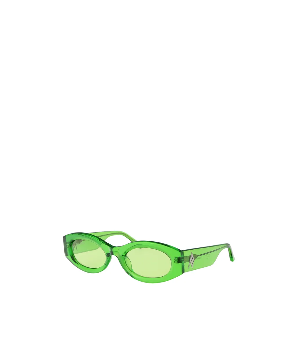 X Linda Farrow Berta Oval Sunglasses