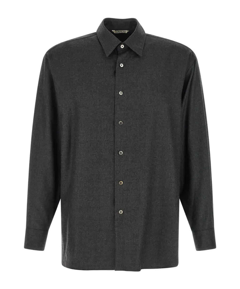 Ultra Fine Velvet Long-Sleeved Shirt