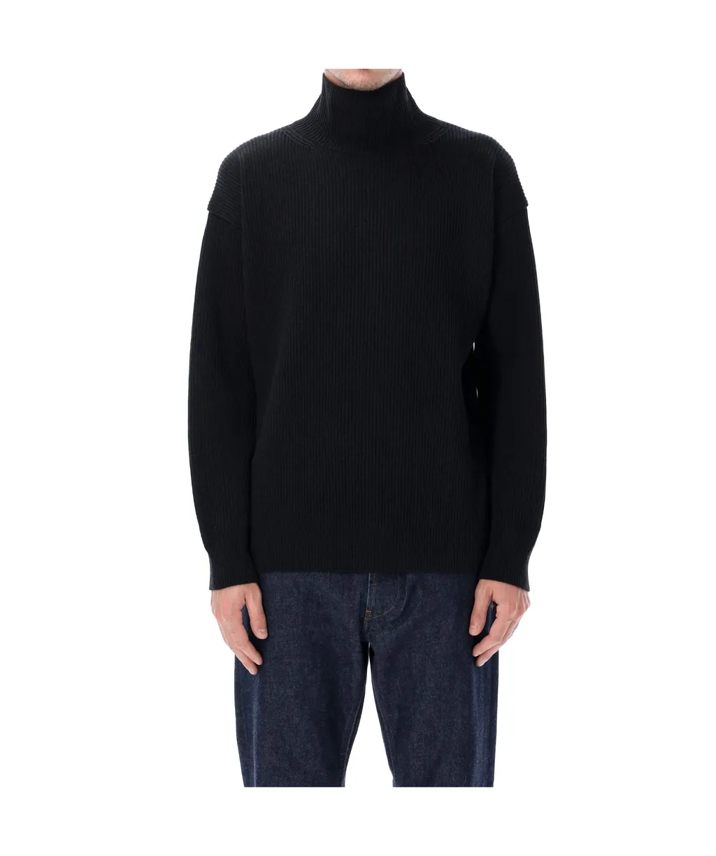 Superfine Ribbed Turtleneck Knitwear