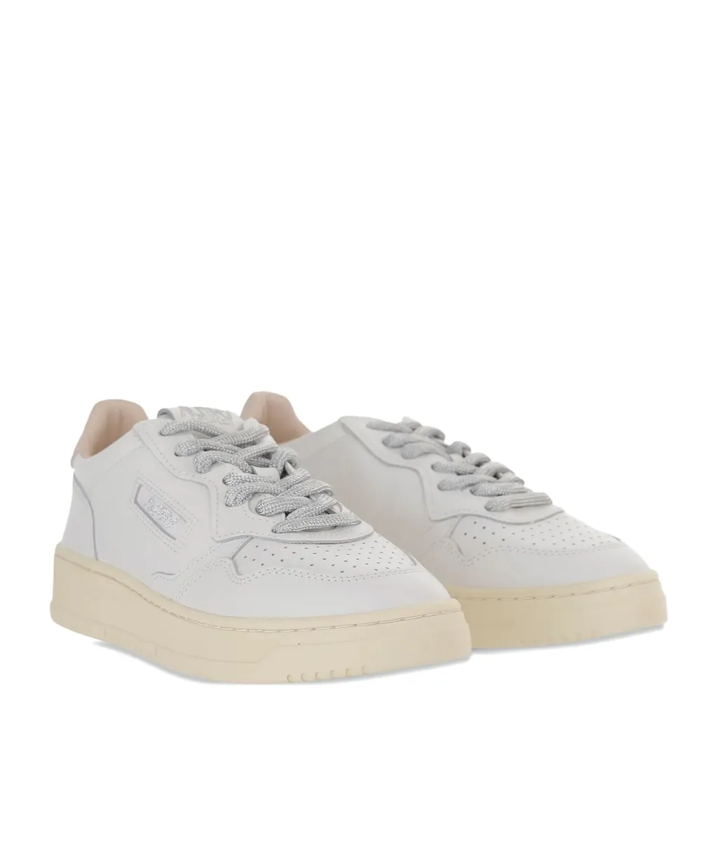 Perforated Leather Sneakers