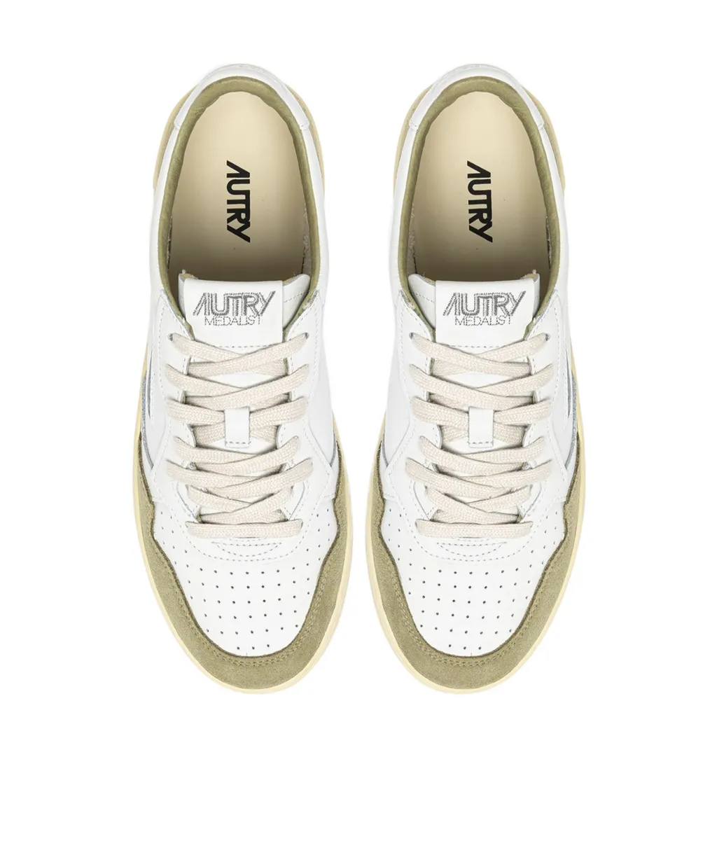 Logo Detail Leather Sneakers
