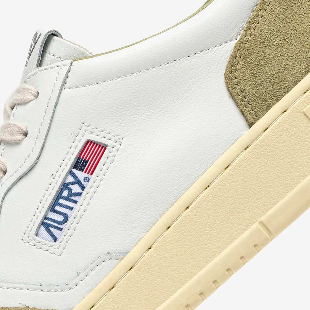 Logo Detail Leather Sneakers