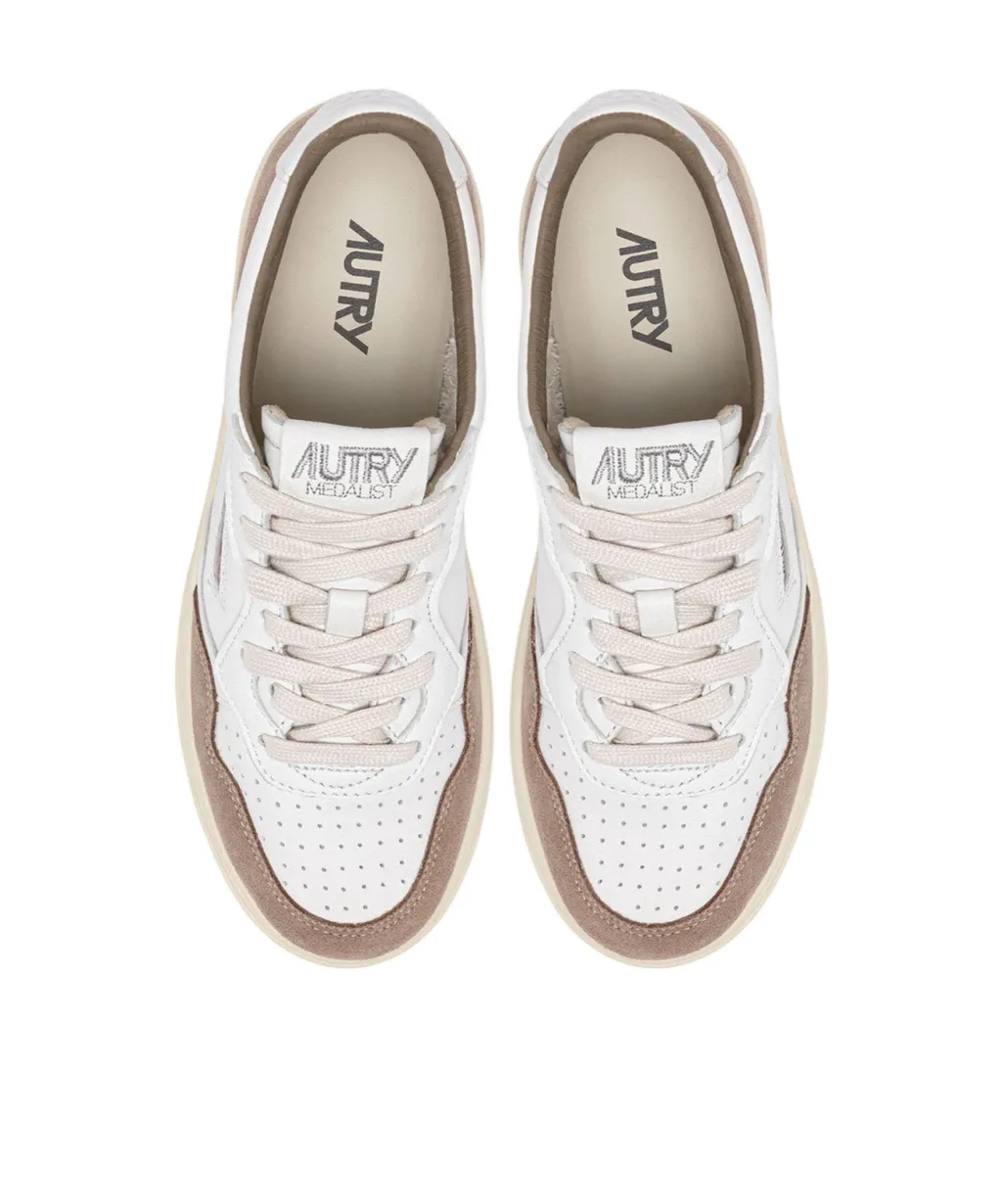 Logo Detail Leather Sneakers