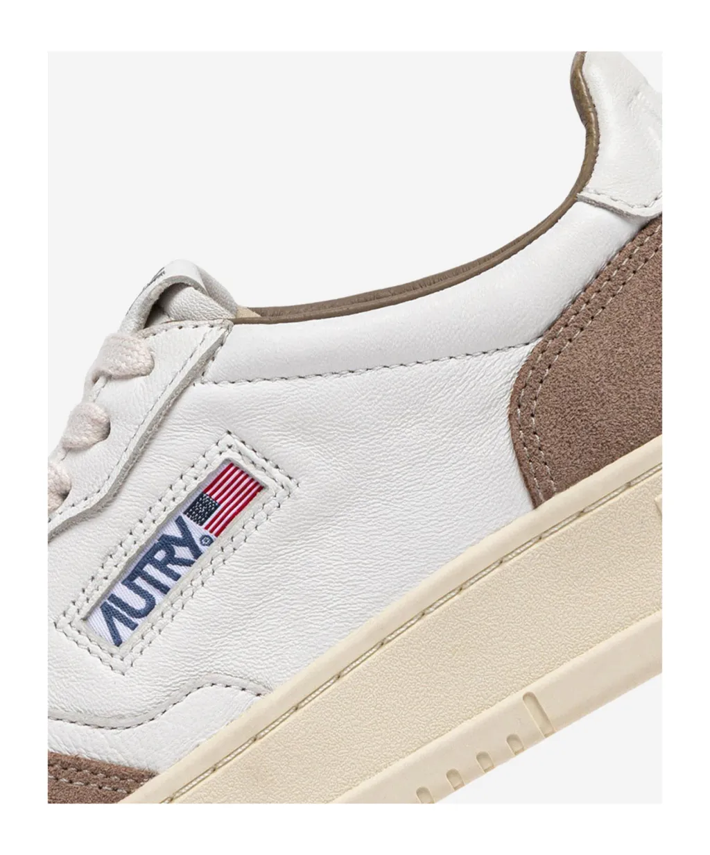 Logo Detail Leather Sneakers
