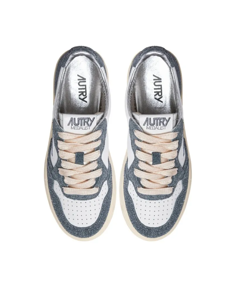 Medalist Leather Suede Sneakers