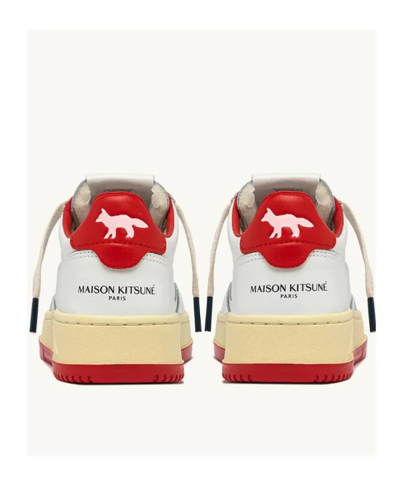 X Maison Kitsune Logo Printed Sneakers