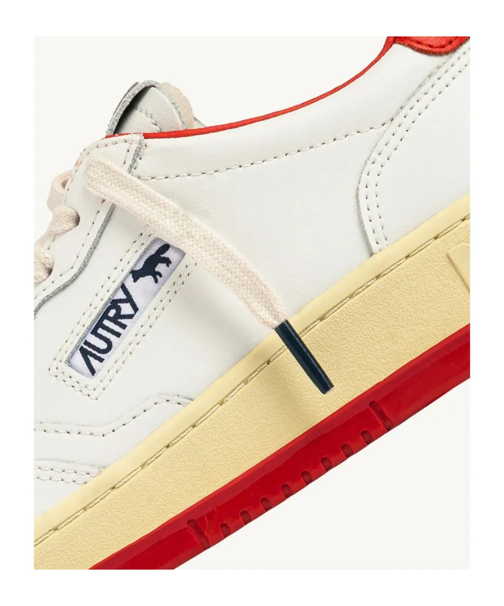 X Maison Kitsune Logo Printed Sneakers