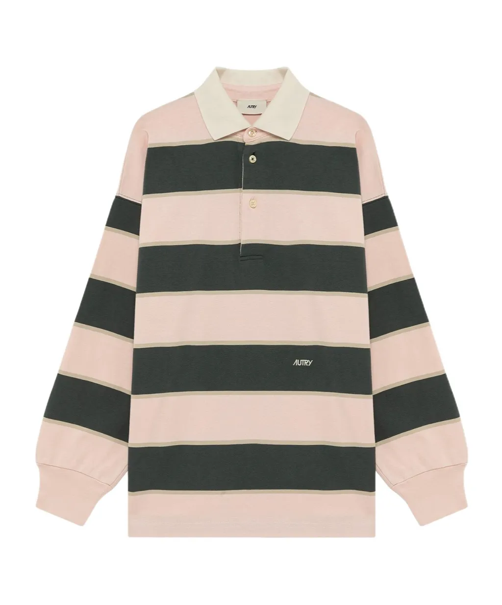 Striped Polo Top