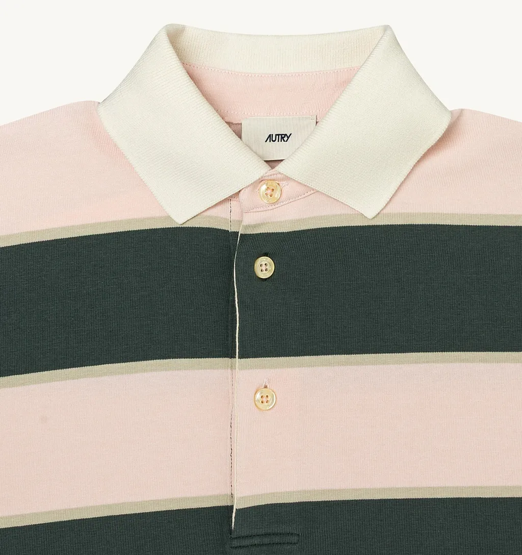 Striped Polo Top