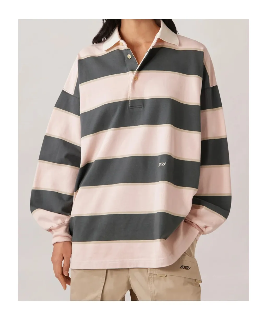 Striped Polo Top