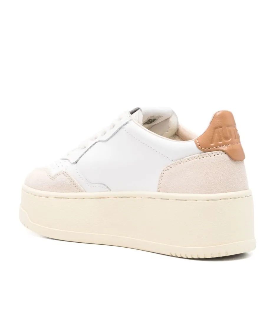 Medalist Platform Leather Sneakers