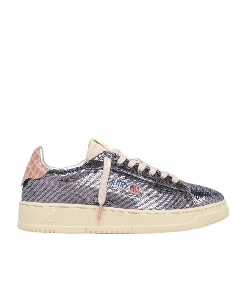 Sequin Low-Top Sneakers