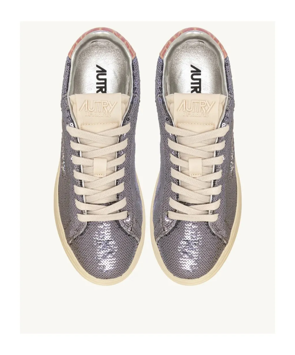 Sequin Low-Top Sneakers
