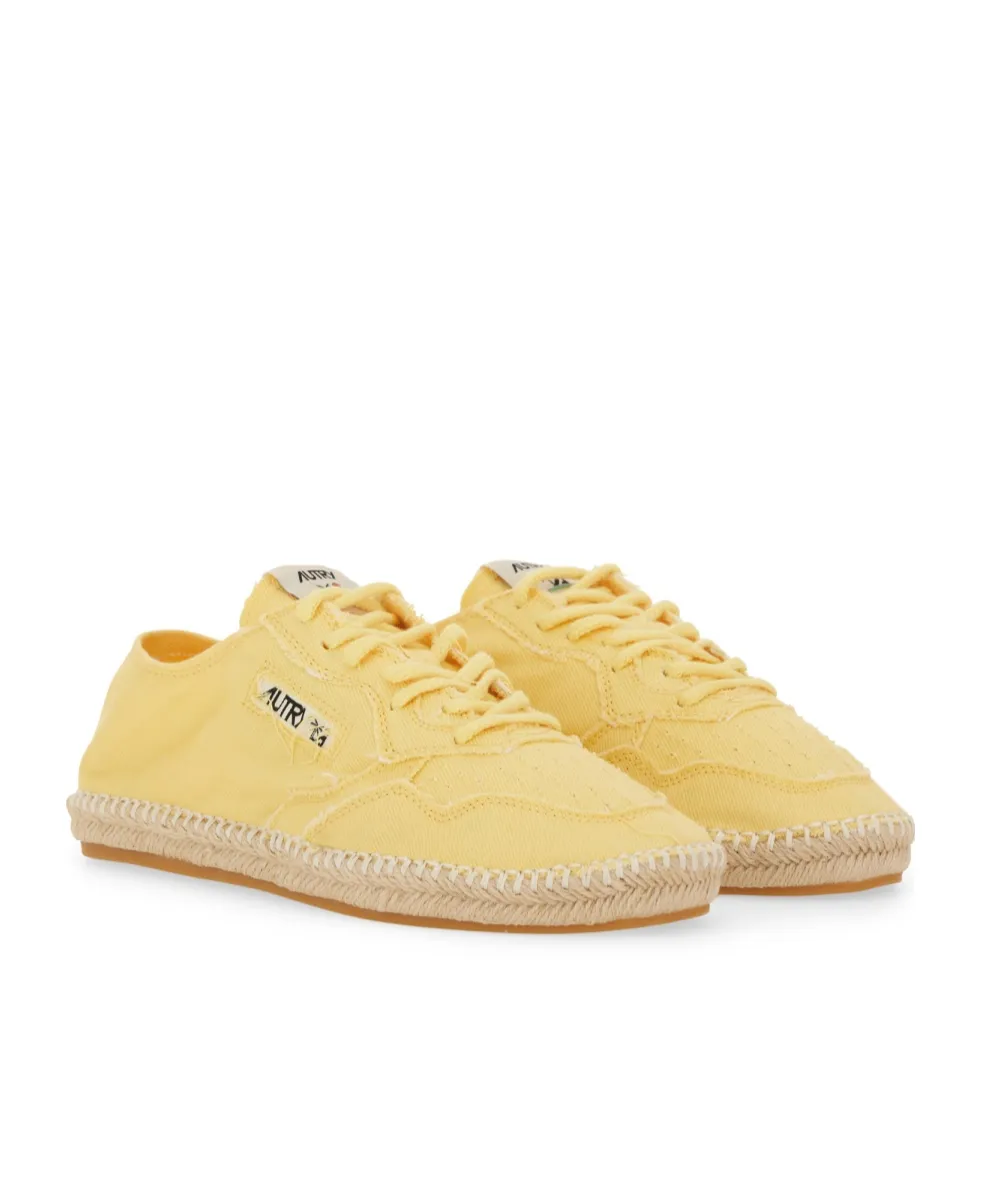 Lace-Up Espadrille Trainers