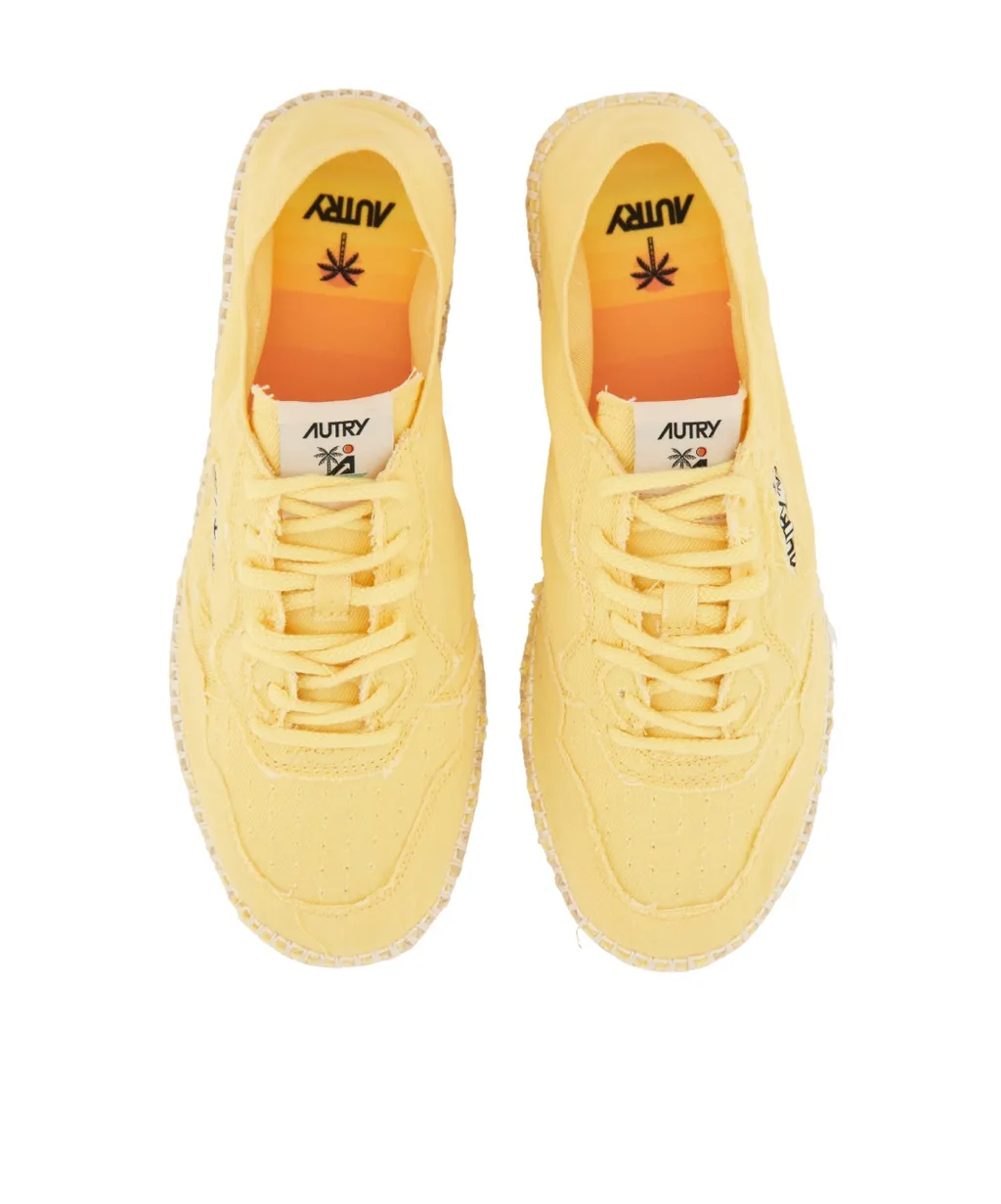 Lace-Up Espadrille Trainers