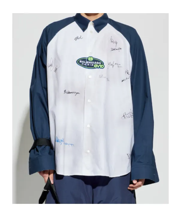 Logo Patch Long-Sleeve Shirt