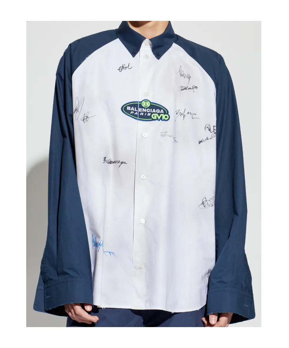 Logo Patch Long-Sleeve Shirt
