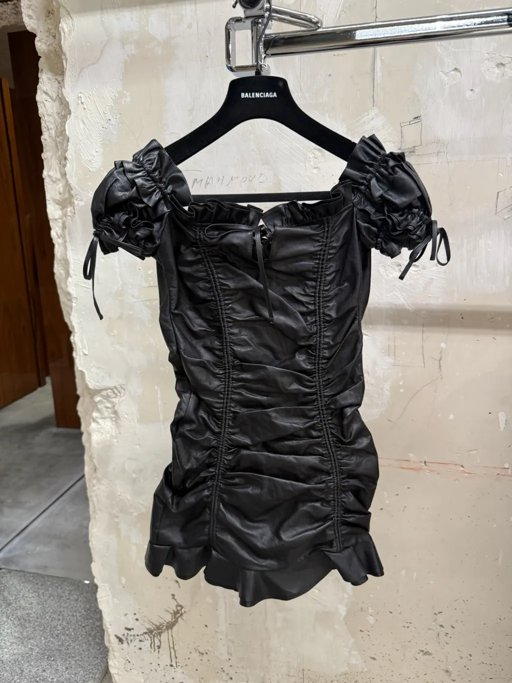 Gathered Mini Dress
