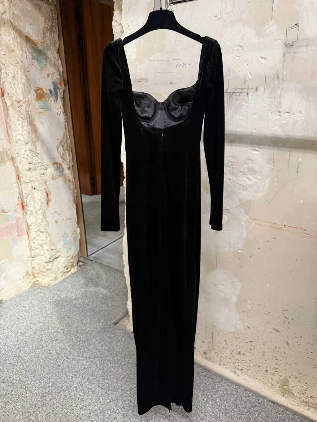 Long-Sleeved Fitted Dress