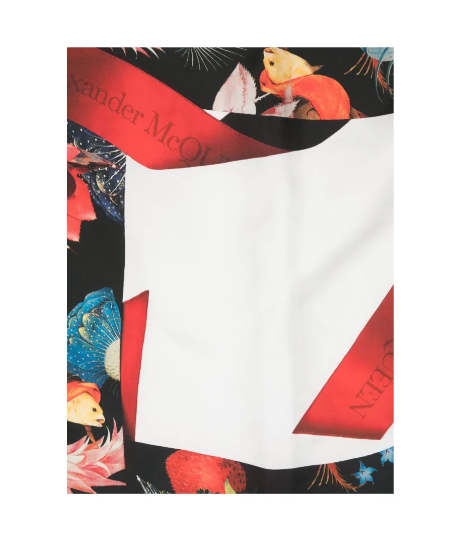 Hieronymus Bosch Print Silk Scarf