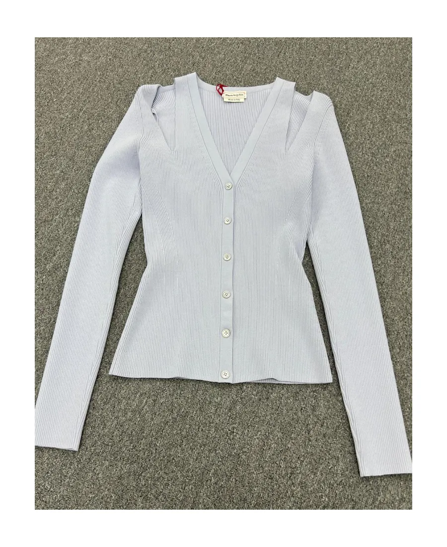 Cut-Out Cardigan