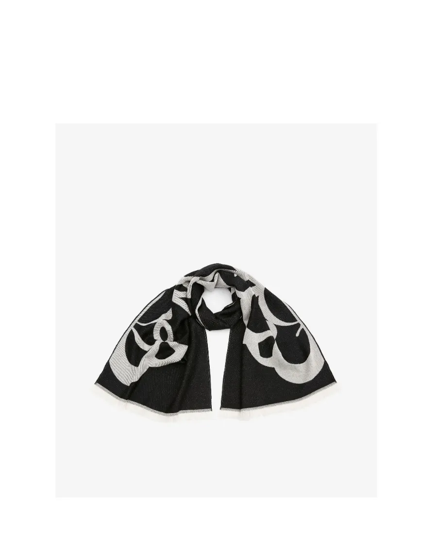 Monogram Wool Scarf